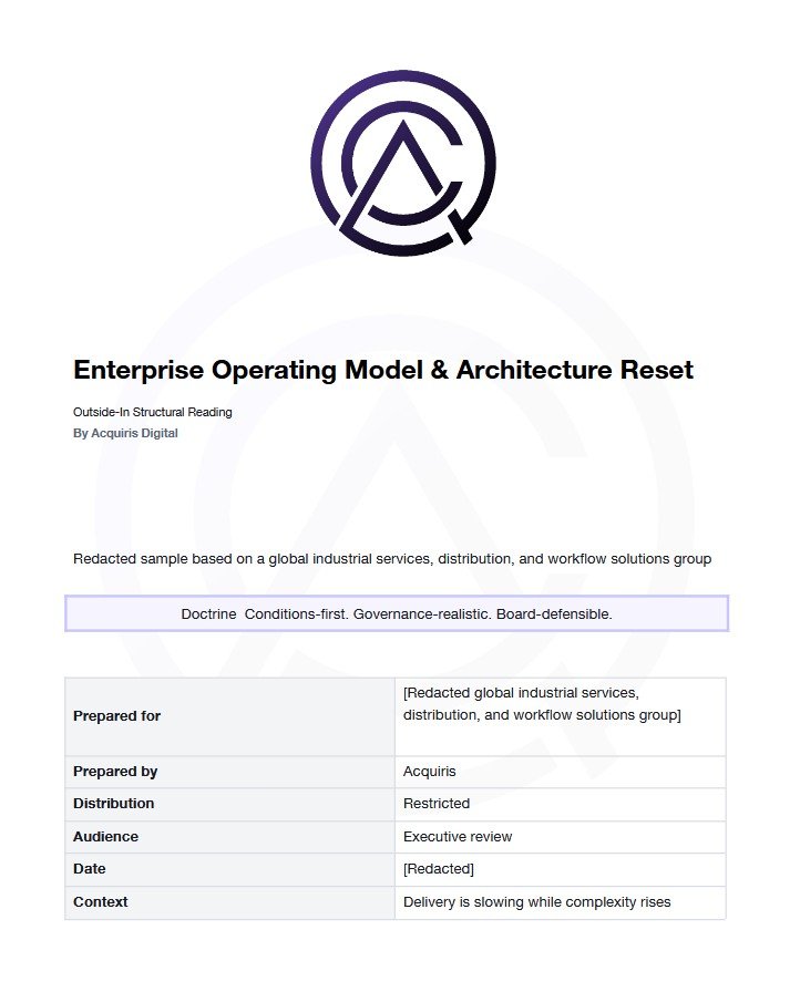 Enterprise Operating Model Reset - exhibit thumbnail